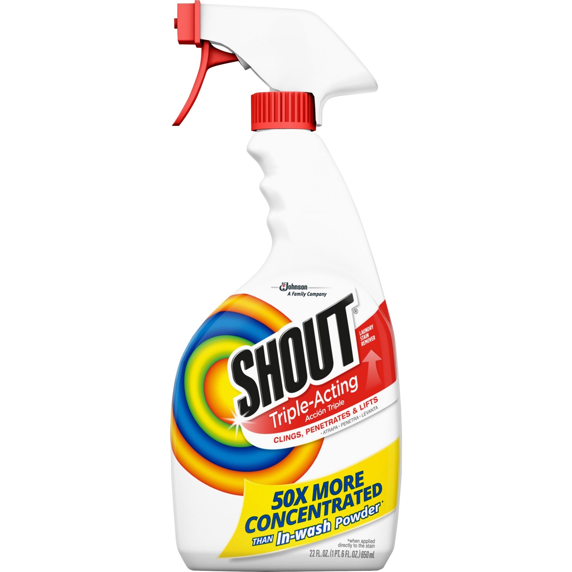 Laundry Stain Treatment, 22 oz Spray Bottle, 8/Carton