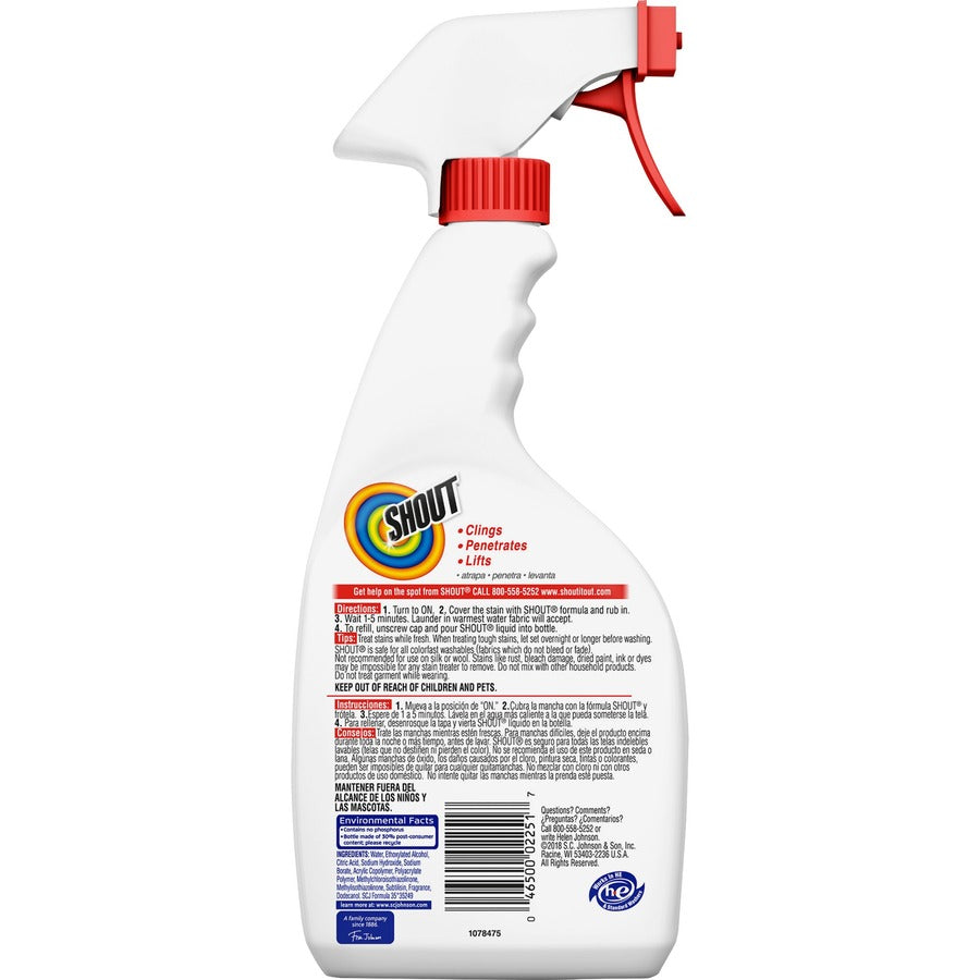 Laundry Stain Treatment, Pleasant Scent, 22 oz Trigger Spray Bottle