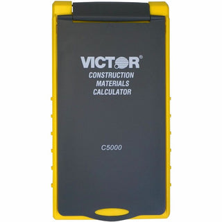 Victor C5000 Construction Materials Calculator - LCD - Battery Powered - 2 - LR44 - Yellow - 1 Each