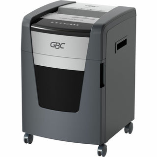 GBC Momentum Paper Shredder, M12-12, Micro-Cut, Anti-Jam, 12 Sheets - Continuous Shredder - Micro Cut - 12 Per Pass - for shredding CD, Credit Card, Junk Mail, Staples, Paper Clip, DVD - 0.078" x 0.594" Shred Size - 9" Throat - 12 gal Wastebin Capaci