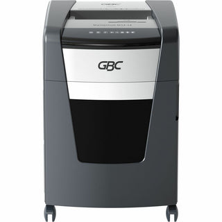 GBC Momentum Paper Shredder, M12-12, Micro-Cut, Anti-Jam, 12 Sheets - Continuous Shredder - Micro Cut - 12 Per Pass - for shredding CD, Credit Card, Junk Mail, Staples, Paper Clip, DVD - 0.078" x 0.594" Shred Size - 9" Throat - 12 gal Wastebin Capaci