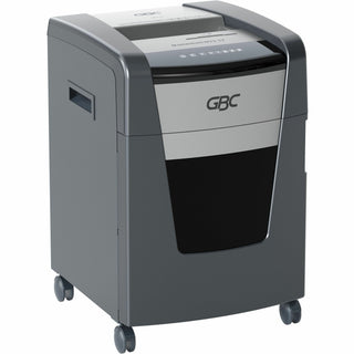 GBC Momentum Paper Shredder, M12-12, Micro-Cut, Anti-Jam, 12 Sheets - Continuous Shredder - Micro Cut - 12 Per Pass - for shredding CD, Credit Card, Junk Mail, Staples, Paper Clip, DVD - 0.078" x 0.594" Shred Size - 9" Throat - 12 gal Wastebin Capaci
