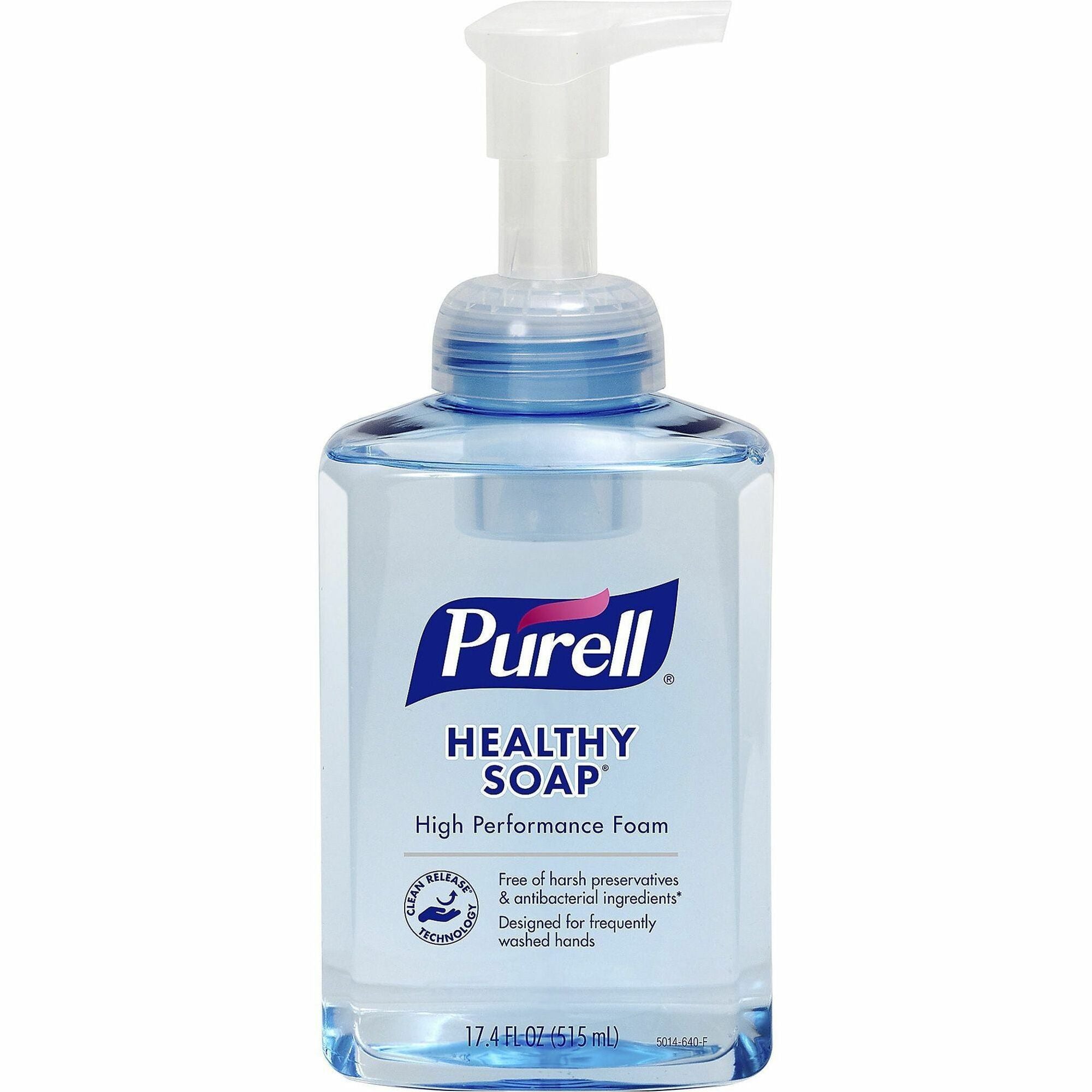 purell-crt-healthy-soap-high-performance-foam-174-fl-oz-5146-ml-pump-bottle-dispenser-dirt-remover-kill-germs-hand-clear-1-each_goj501404 - 1