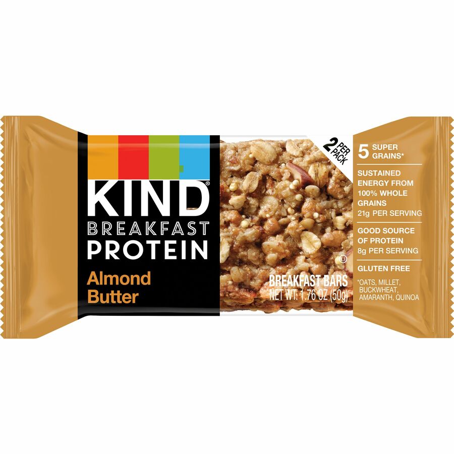 kind-breakfast-protein-bars-gluten-free-dairy-free-peanut-free-low-sodium-almond-butter-176-oz-6-box_knd41935 - 2