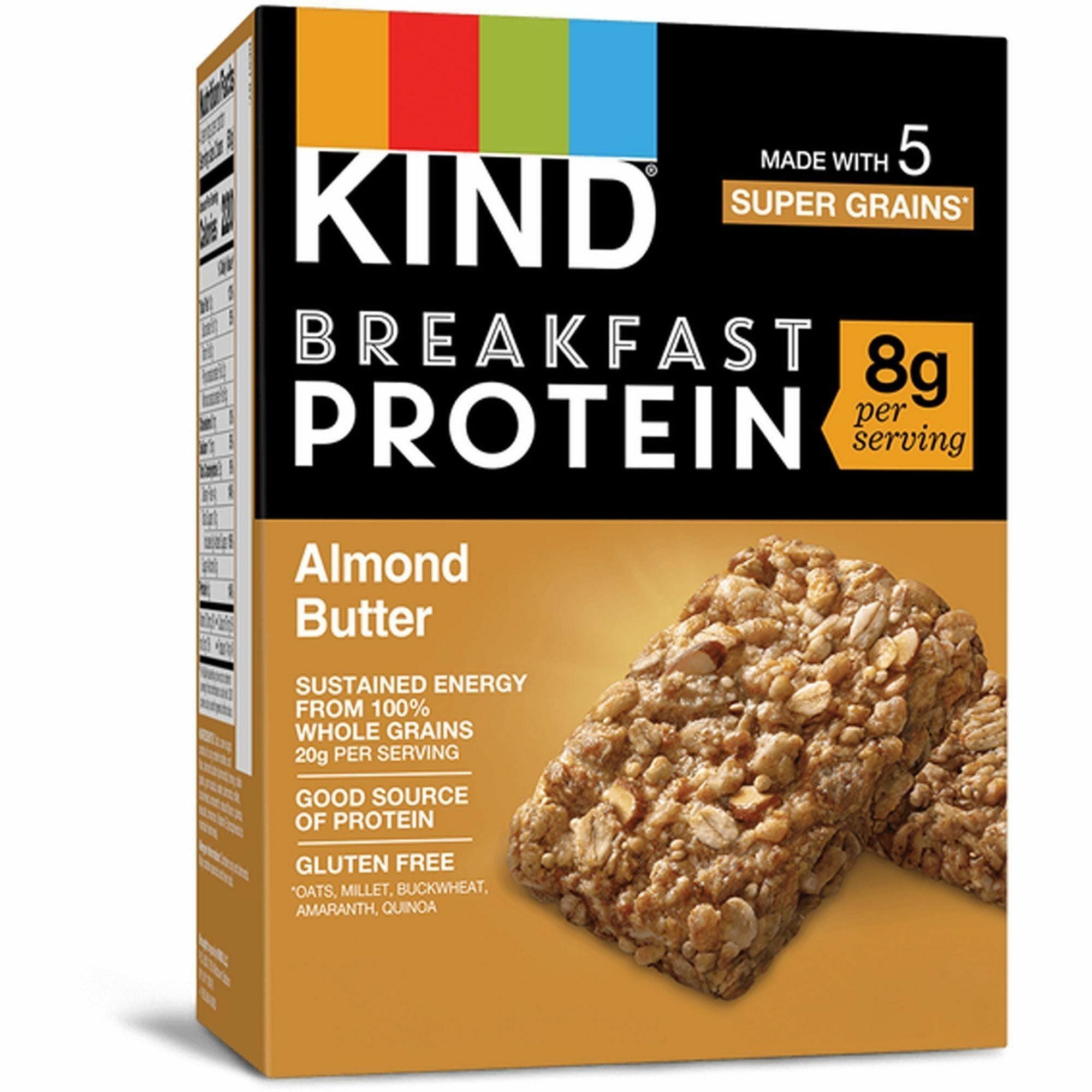 kind-breakfast-protein-bars-gluten-free-dairy-free-peanut-free-low-sodium-almond-butter-176-oz-6-box_knd41935 - 1