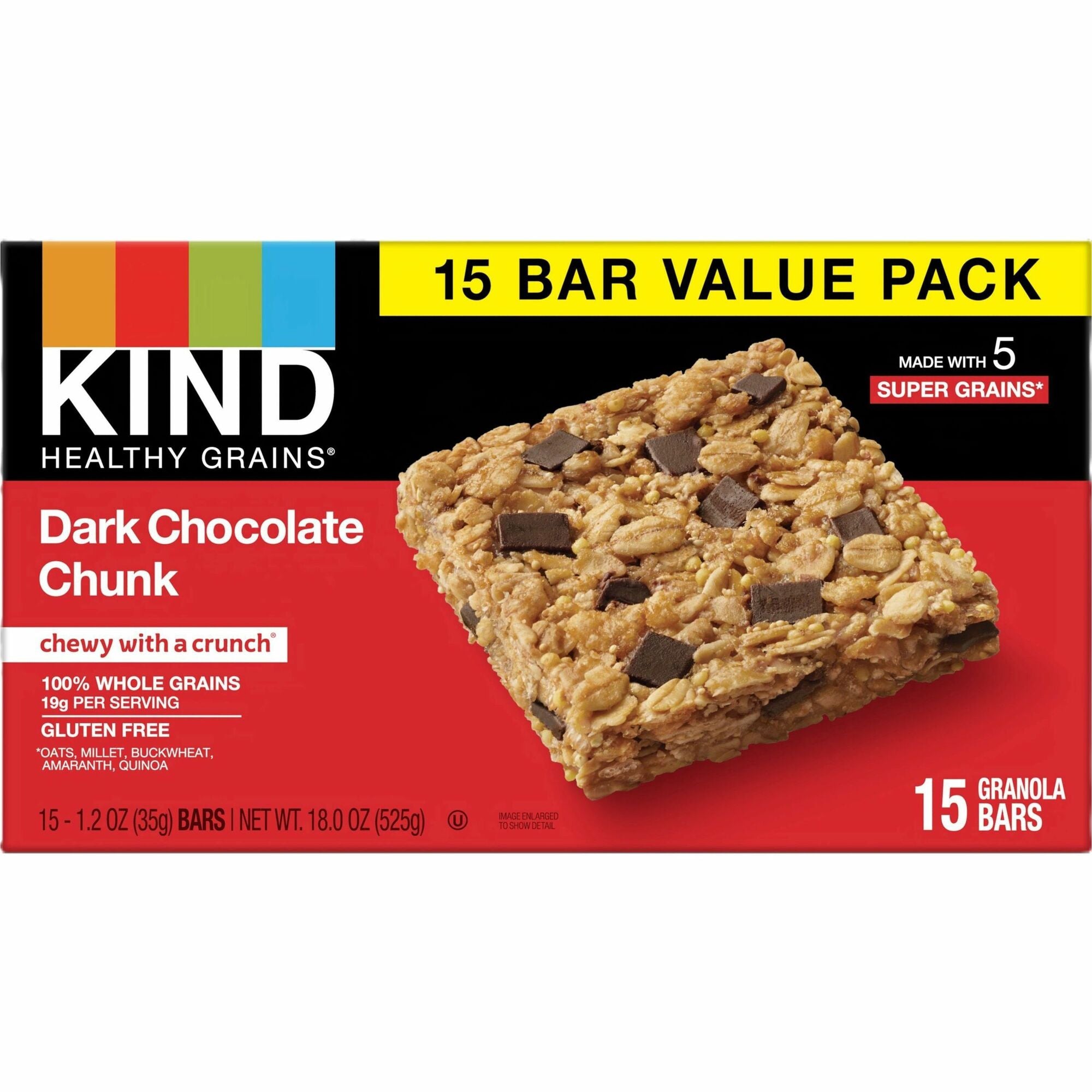 kind-healthy-grains-bars-trans-fat-free-gluten-free-low-sodium-cholesterol-free-dark-chocolate-chunk-120-oz-15-box_knd25283 - 1