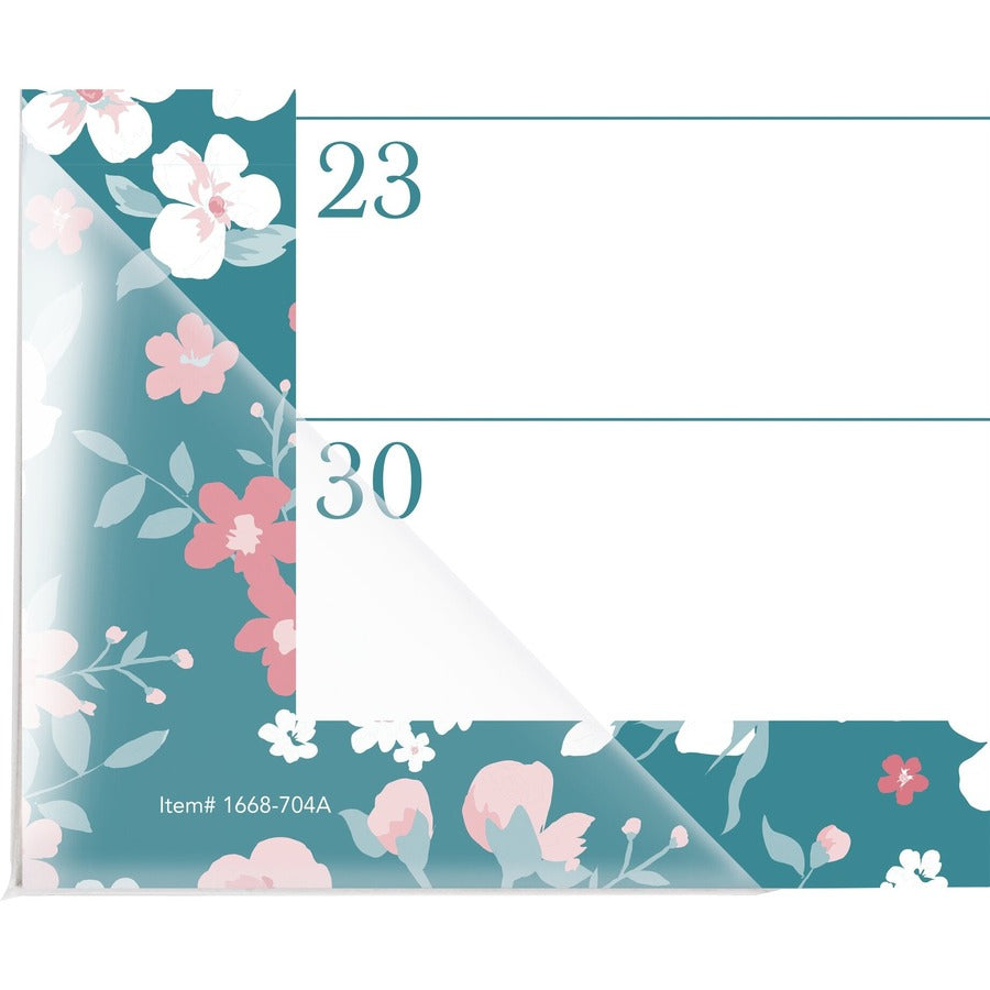 cambridge-pippa-academic-desk-pad-calendar-academic-monthly-12-month-july-2023-june-2024-1-month-single-page-layout-17-x-21-3-4-sheet-size-275-x-225-block-headband-desk-pad-blue-green-pink-unruled-daily-block-referenc_aag1668704a - 2