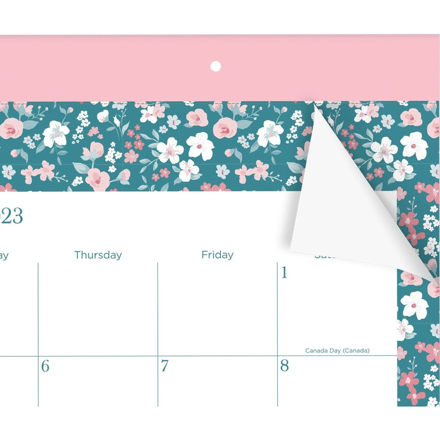 cambridge-pippa-academic-desk-pad-calendar-academic-monthly-12-month-july-2023-june-2024-1-month-single-page-layout-17-x-21-3-4-sheet-size-275-x-225-block-headband-desk-pad-blue-green-pink-unruled-daily-block-referenc_aag1668704a - 4