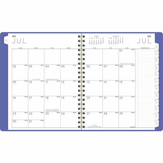 At-A-Glance Contemporary Academic Appointment Planner - Large Size - Academic/Professional - Julian Dates - Weekly, Monthly - 12 Month - July 2023 - June 2024 - 8:00 AM to 5:30 PM - Half-hourly - Monday - Friday - 1 Week, 1 Month Double Page Layout - - 3