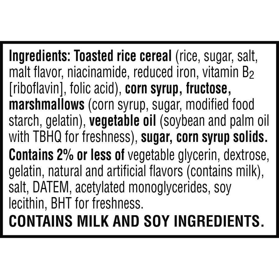Rice Krispies Homestyle Original Treats - Individually Wrapped - Original - 1.74 lb - 24 / Box