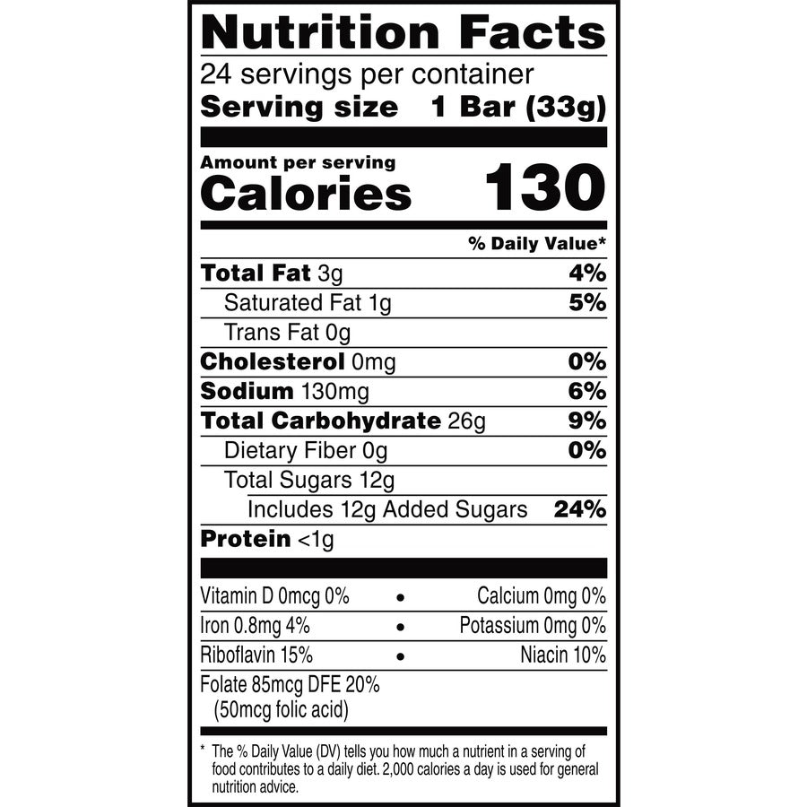 Rice Krispies Homestyle Original Treats - Individually Wrapped - Original - 1.74 lb - 24 / Box