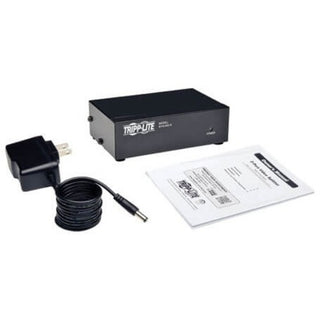 Tripp Lite by Eaton 2-Port VGA/SVGA Video Splitter with Signal Booster High Resolution Video 350MHz (HD15 M/2xF) - 2048 x 1536 - QXGA - 1 x 2 - Computer2 x VGA Out
