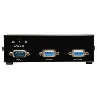 Tripp Lite by Eaton 2-Port VGA/SVGA Video Splitter with Signal Booster High Resolution Video 350MHz (HD15 M/2xF) - 2048 x 1536 - QXGA - 1 x 2 - Computer2 x VGA Out