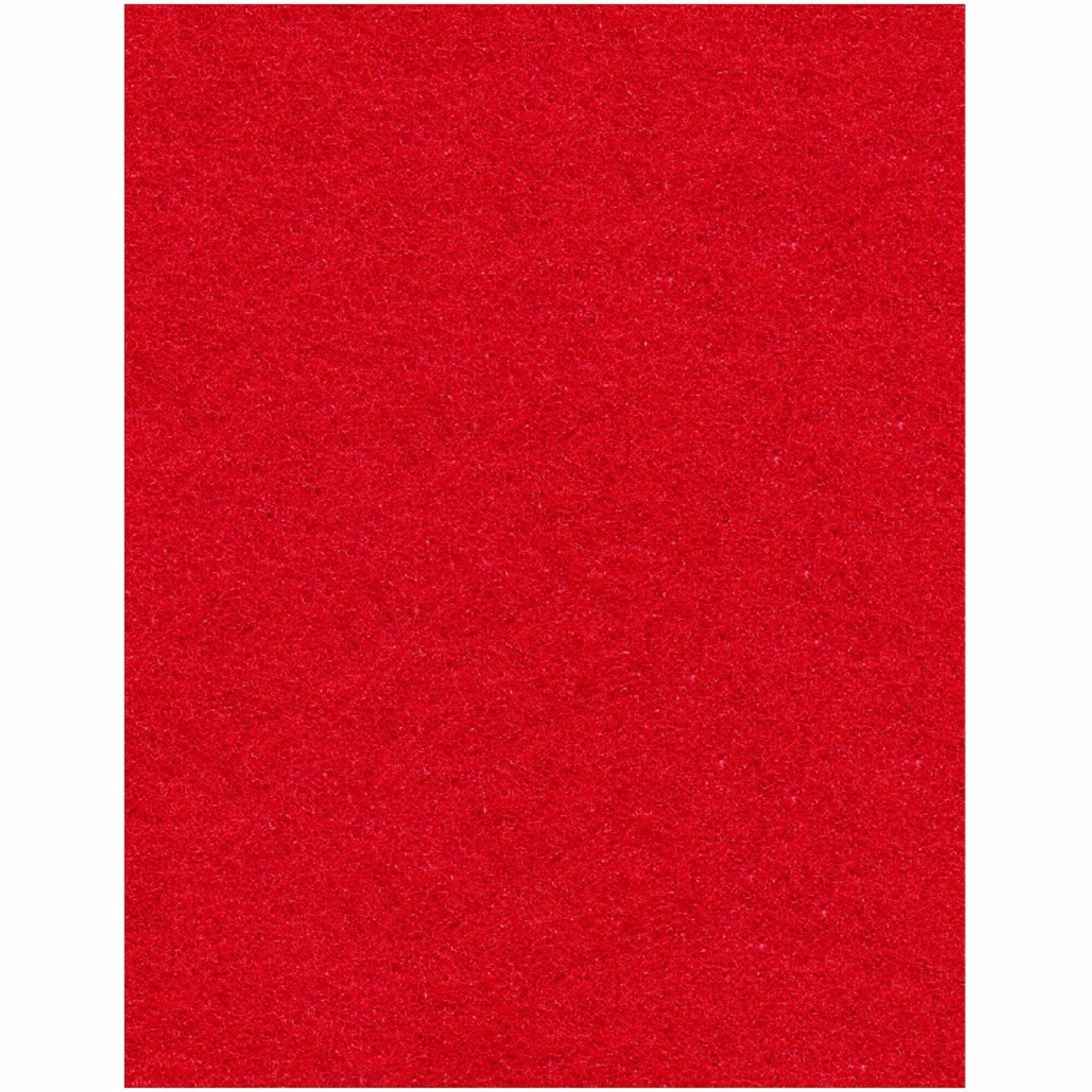Genuine Joe Buffing Floor Pad - 5/Carton - 14" Width - Buffing, Floor - Red