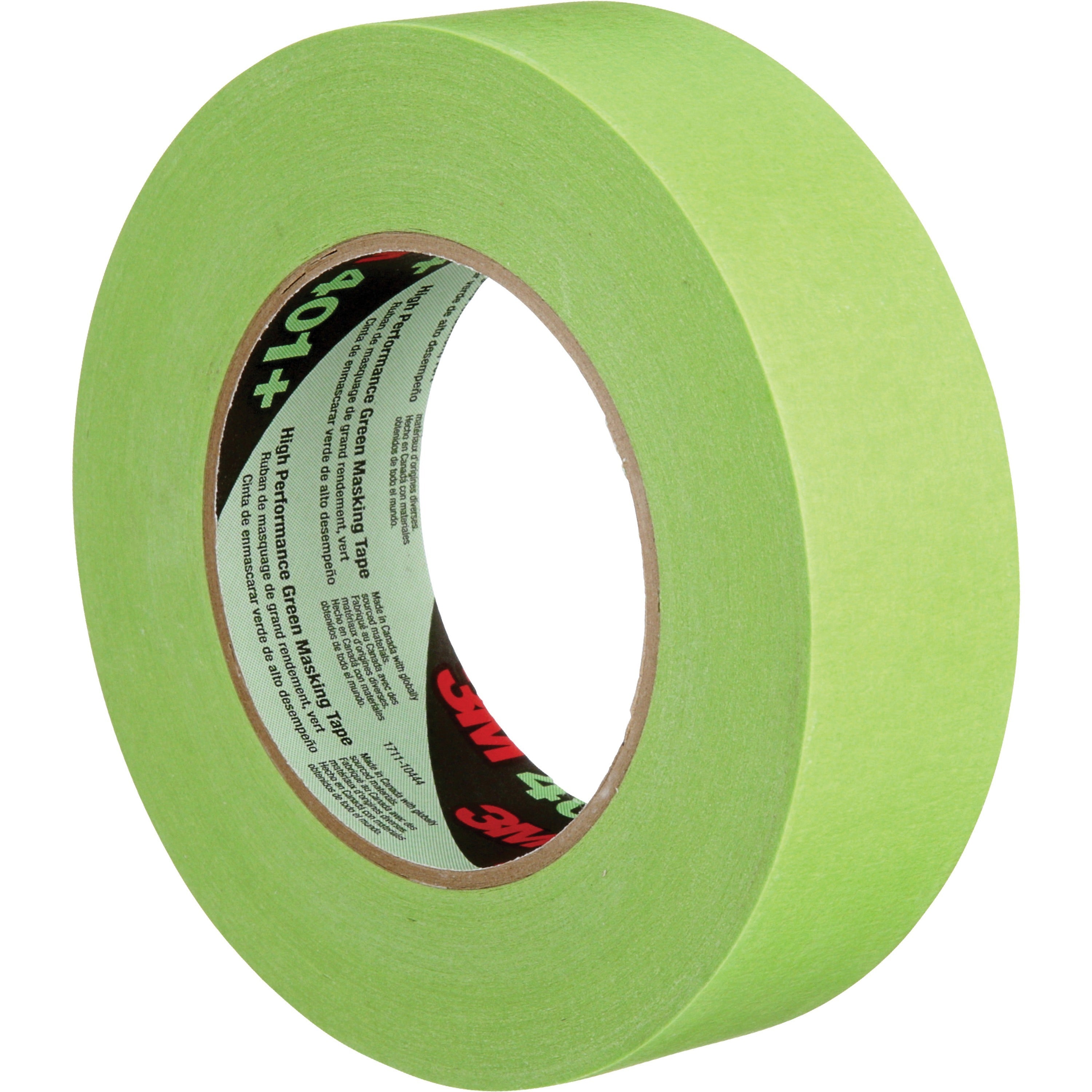 3m-401+-high-performance-green-masking-tape-crepe-paper-synthetic-rubber-backing-1-roll-green_mmm40124x55 - 1