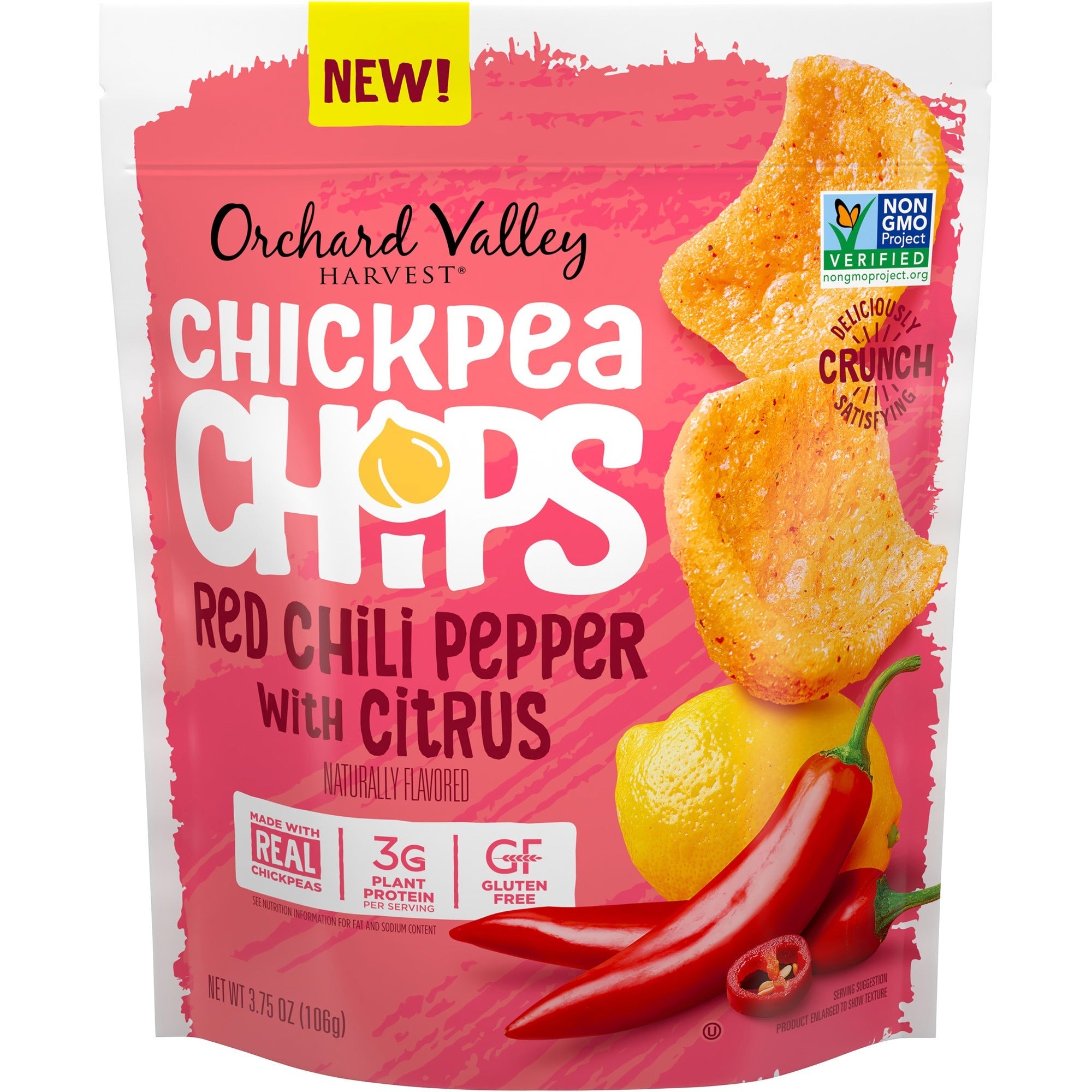 orchard-valley-harvest-red-chili-pepper-with-citrus-chickpea-chips-gluten-free-individually-wrapped-spicy-1-serving-bag-375-oz-6-carton_jbsv14026 - 1