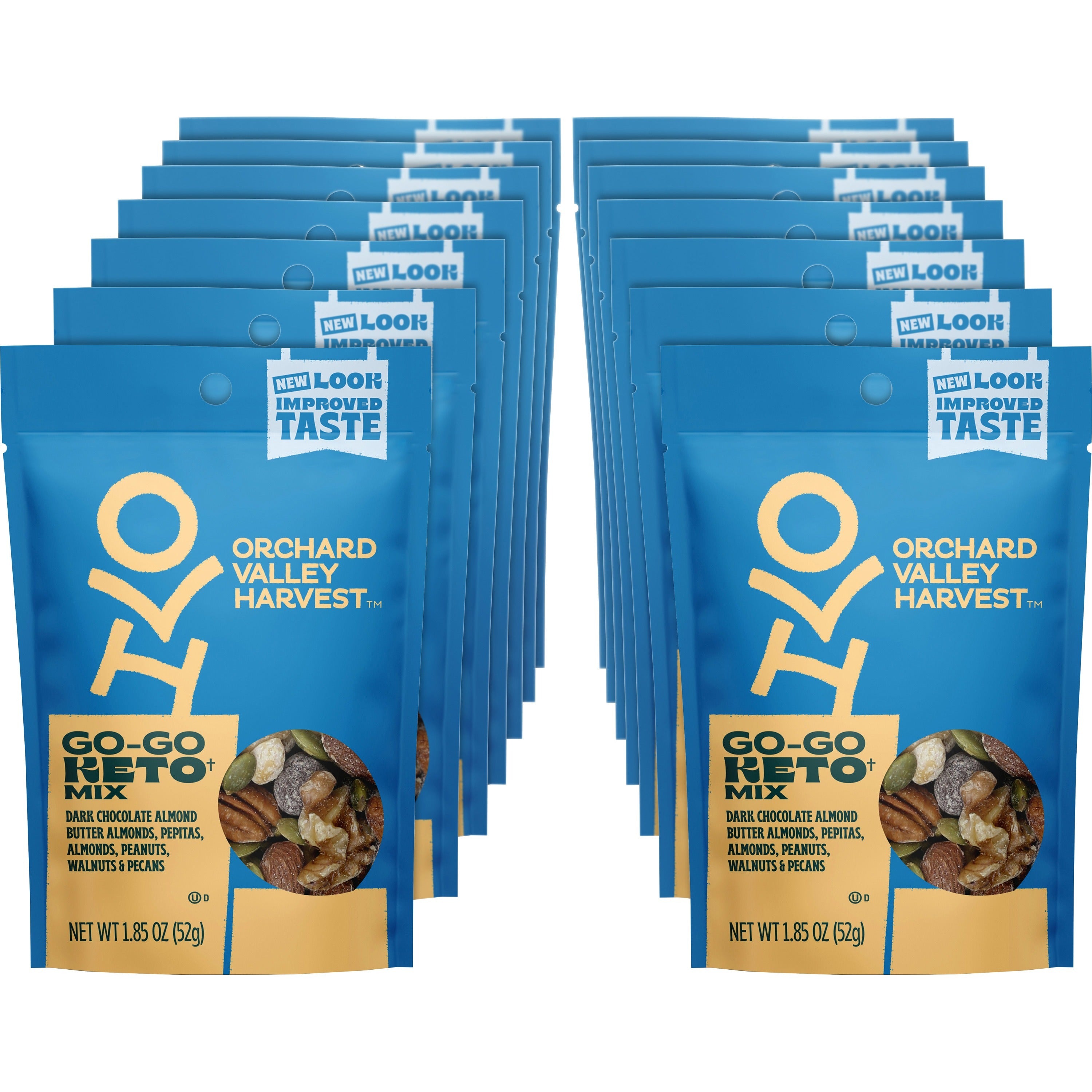 orchard-valley-harvest-go-go-keto-mix-grain-free-gluten-free-no-artificial-color-no-artificial-flavor-preservative-free-resealable-bag-crunch-walnut-almond-peanut-blueberry-1-serving-bag-185-oz-14-carton_jbsv14045 - 1