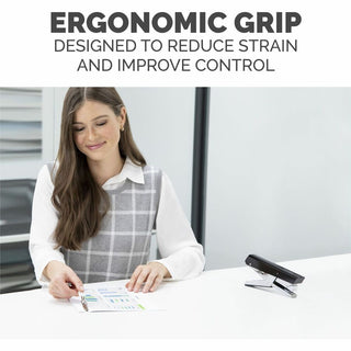 Fellowes LX815 Staple Remover - White, Silver - Antimicrobial - 1 Each