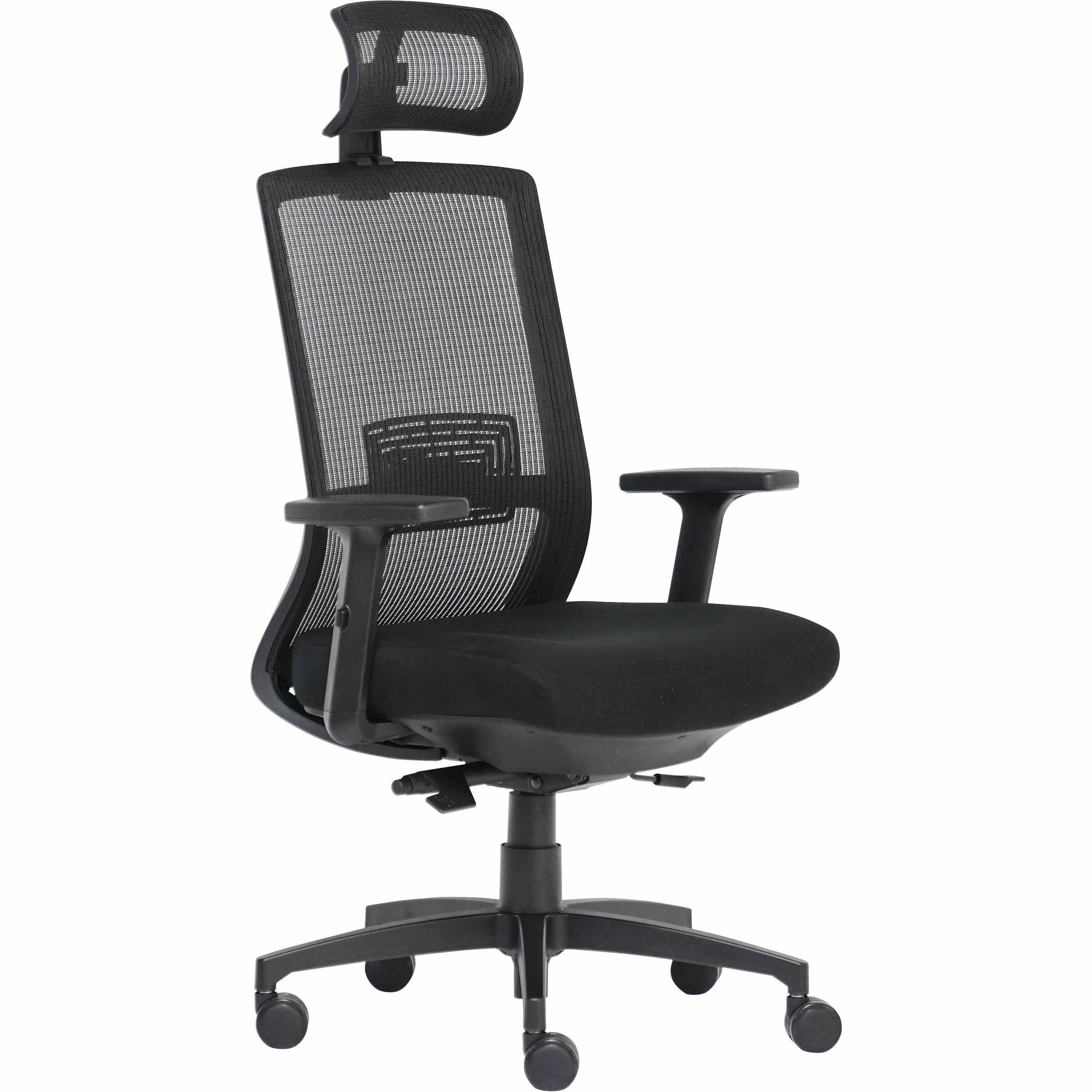 lorell-mesh-task-chair-fabric-memory-foam-seat-black-armrest-1-each_llr03209 - 1