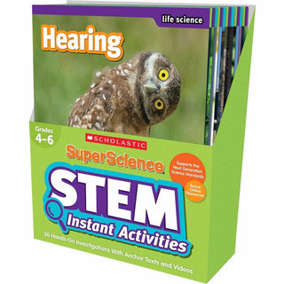 Scholastic SuperScience STEM Instant Activities Printed Book - Grade 4-6