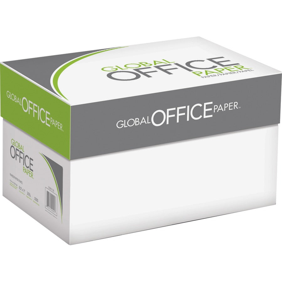 Global Office Premium Multipurpose Paper - White - 96 Brightness - Letter - 8 1/2" x 11" - 20 lb Basis Weight - 40 / Pallet - 500 Sheets per Ream - White - 4