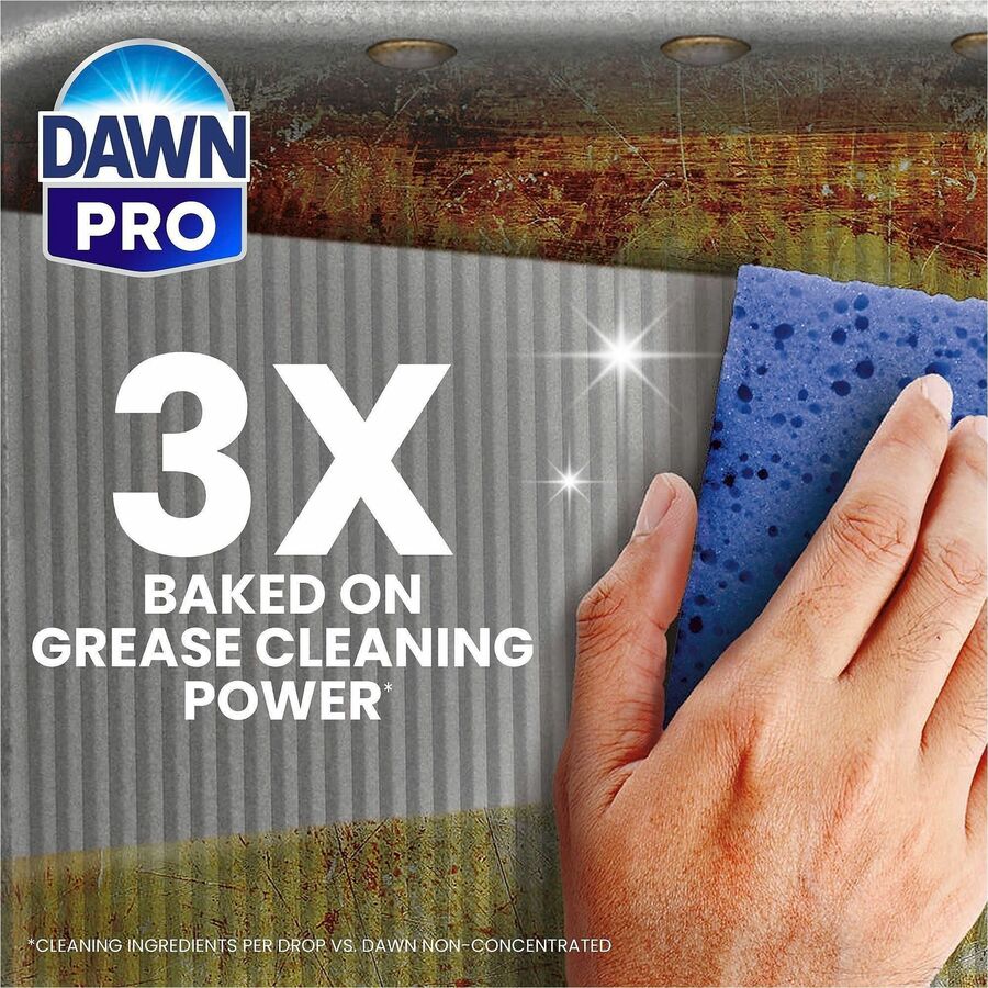 Dawn Manual Pot/Pan Detergent - 128 fl oz (4 quart) - 48 / Pallet - Heavy Duty - Blue