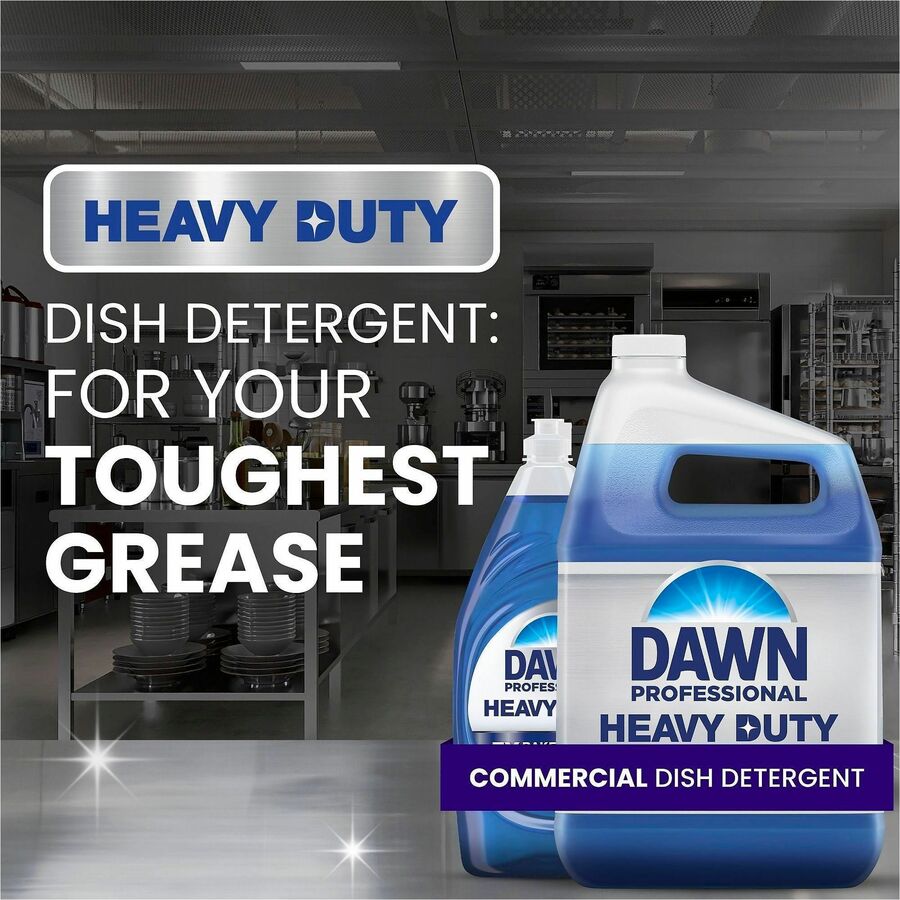 Dawn Manual Pot/Pan Detergent - 128 fl oz (4 quart) - 48 / Pallet - Heavy Duty - Blue