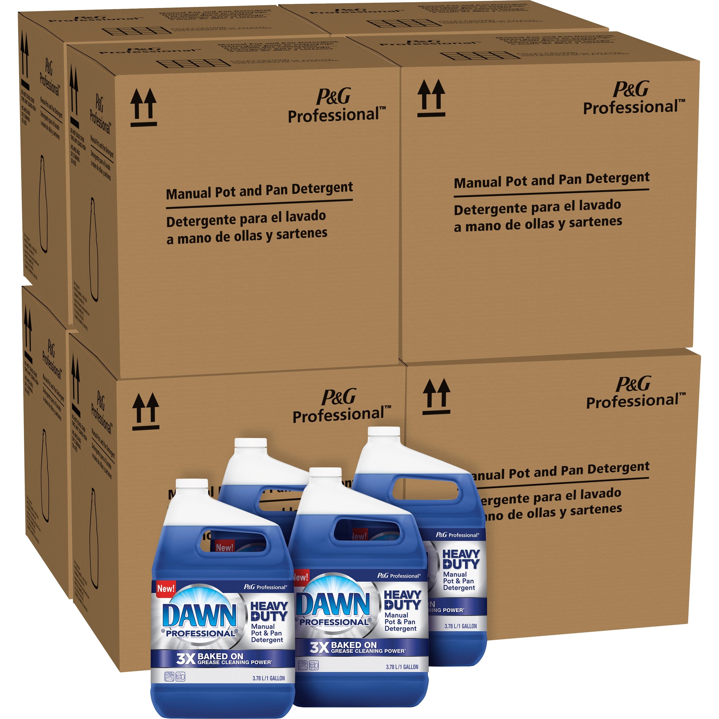 dawn-manual-pot-pan-detergent-128-fl-oz-4-quart-48-pallet-heavy-duty-blue_pgc08837pl - 1