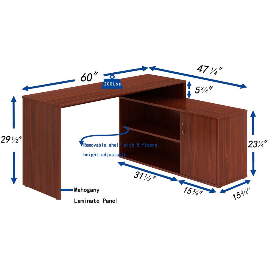 lys-l-shape-workstation-with-cabinet-for-table-toplaminated-l-shaped-top-200-lb-capacity-2950-height-x-60-width-x-4725-depth-assembly-required-mahogany-particleboard-1-each_lysdk103rrmh - 7