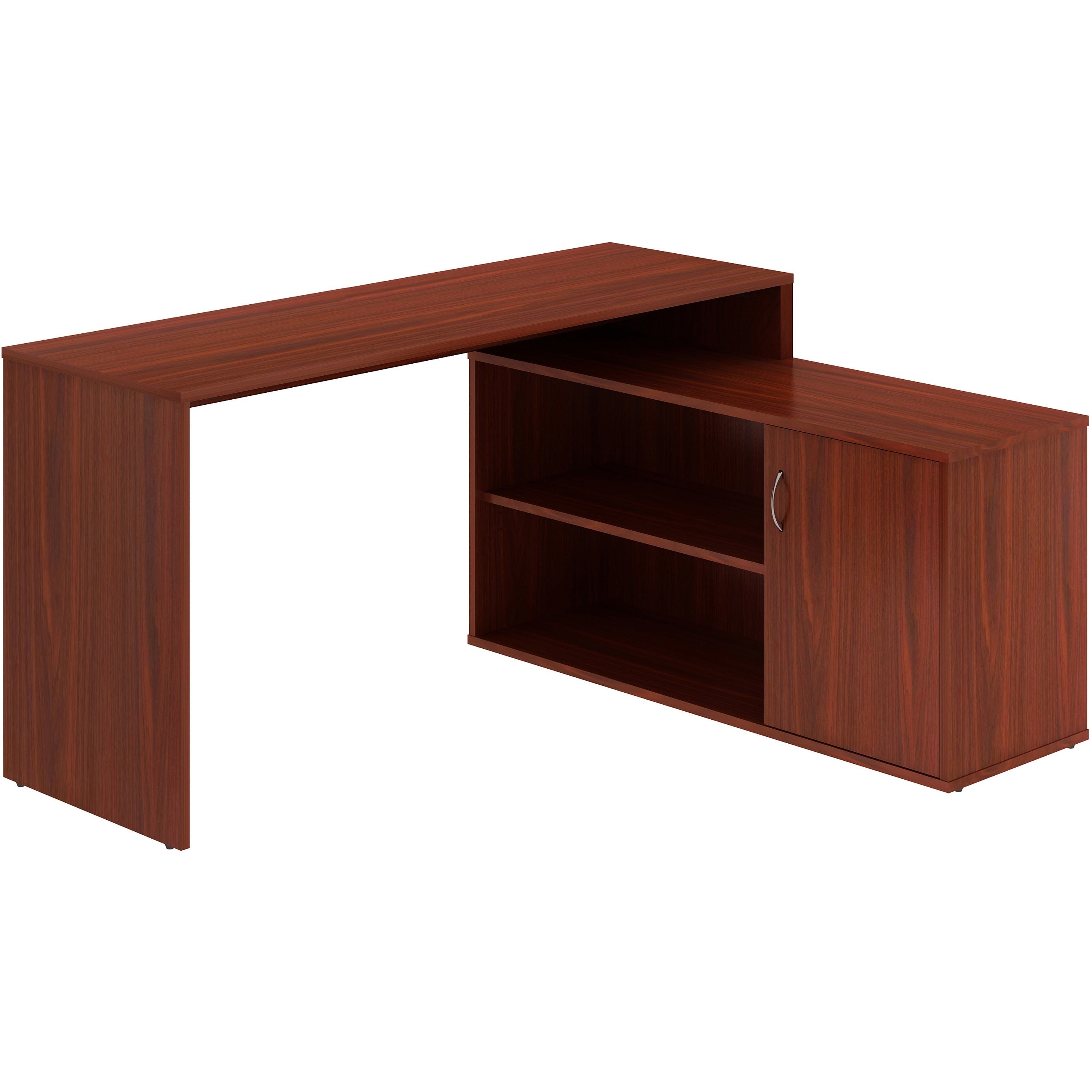 lys-l-shape-workstation-with-cabinet-for-table-toplaminated-l-shaped-top-200-lb-capacity-2950-height-x-60-width-x-4725-depth-assembly-required-mahogany-particleboard-1-each_lysdk103rrmh - 1