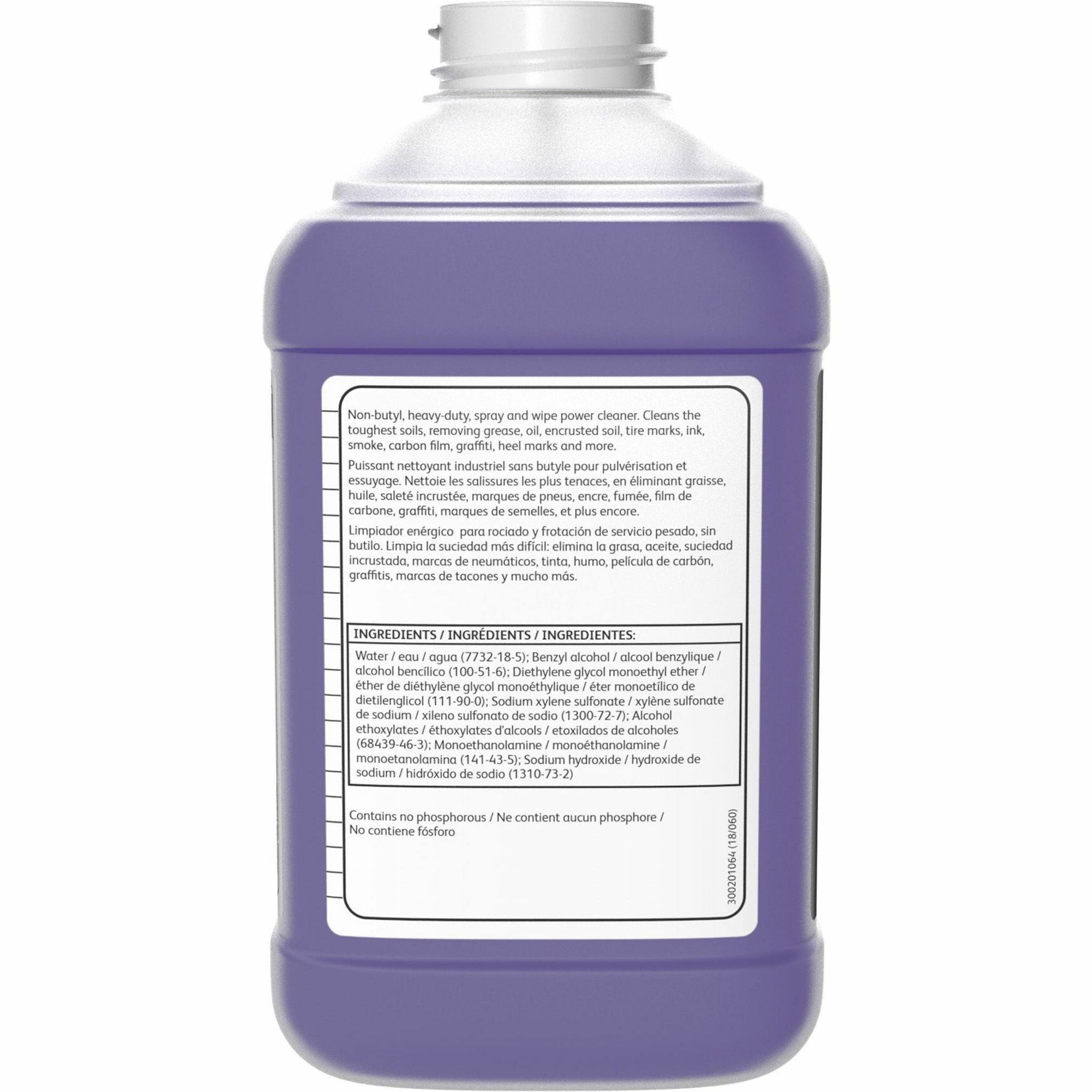 diversey-speedball-power-cleaner-&-degreaser-concentrate-845-fl-oz-26-quart-fresh-lemon-citrus-scent-2-carton-butyl-free-rinse-free-residue-free-heavy-duty-purple_dvo100835210 - 3