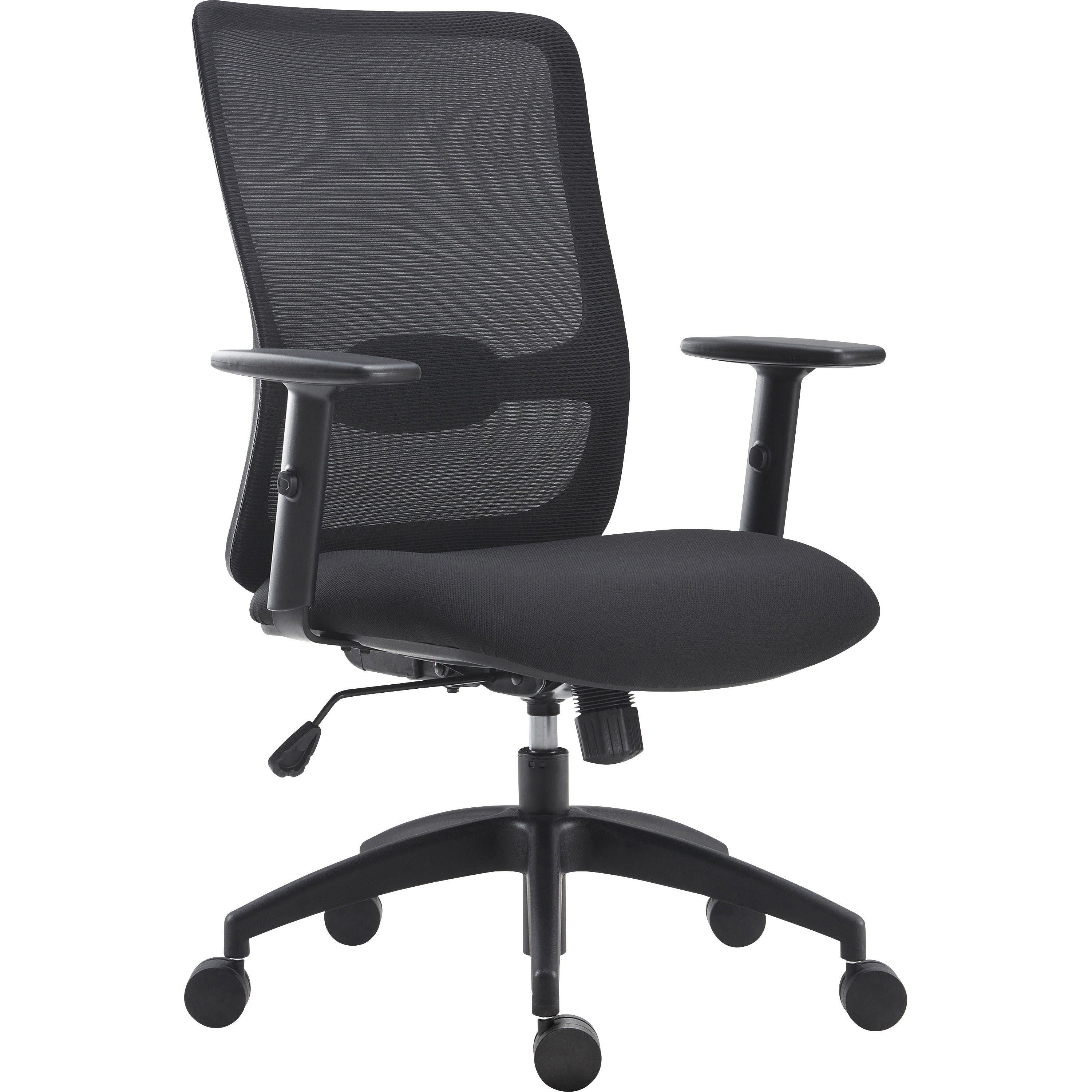lys-soho-staff-chair-fabric-seat-black-armrest-1-each_lysch200mabk - 1