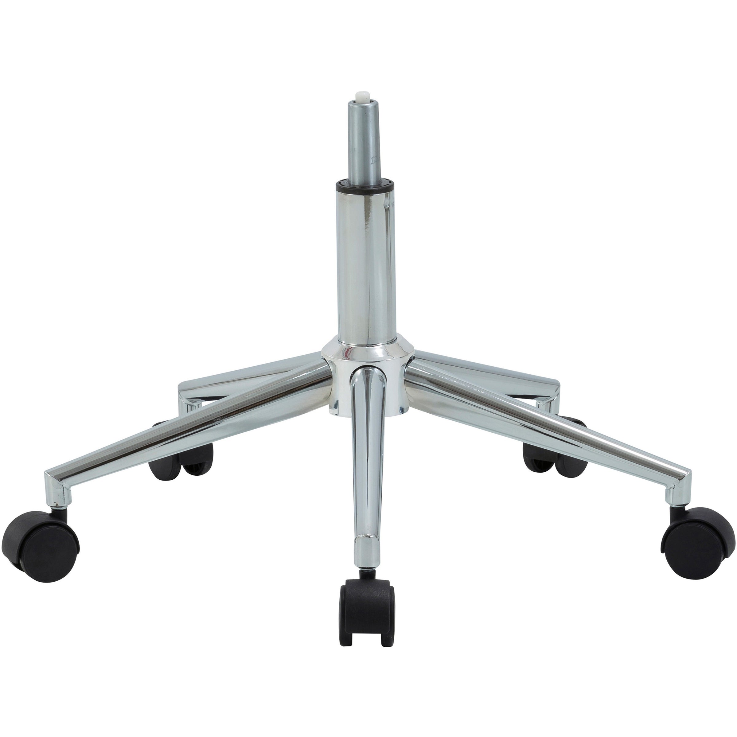 LYS Low Back Office Chair - Gray Plywood, Fabric Seat - Gray Plywood, Fabric Back - Low Back - 1 Each - 2