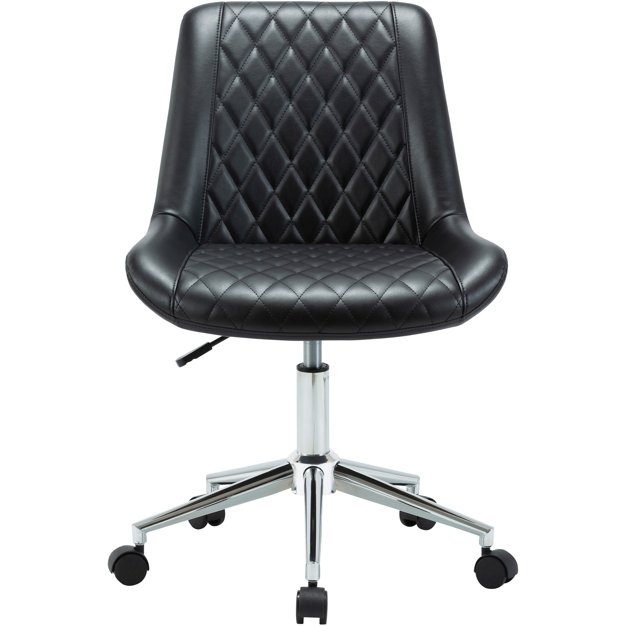 lys-low-back-office-chair-black-plywood-bonded-leather-seat-black-plywood-vinyl-back-low-back-1-each_lysch304bnbk - 3