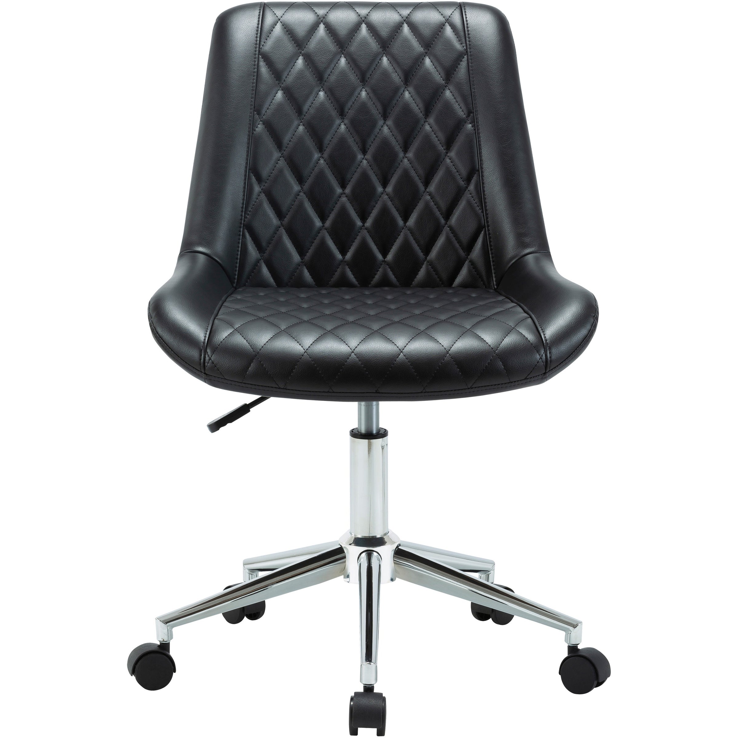 lys-low-back-office-chair-black-plywood-bonded-leather-seat-black-plywood-vinyl-back-low-back-1-each_lysch304bnbk - 3
