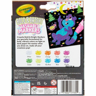 Crayola Bright/Bold Broad Line Markers - Broad Marker Point - Assorted Pack