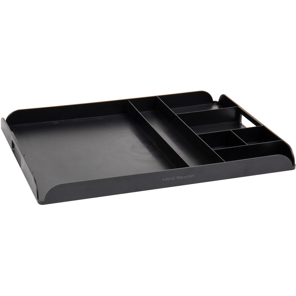 Mind Reader Anchor Collection Coffee Serving Station - 7 x Coffee Pod - 7 Compartment(s) - 1.3" Height x 17.5" Width x 13.3" DepthCounter, Desktop - Portable, Lightweight, Compact - Black - 1 Each