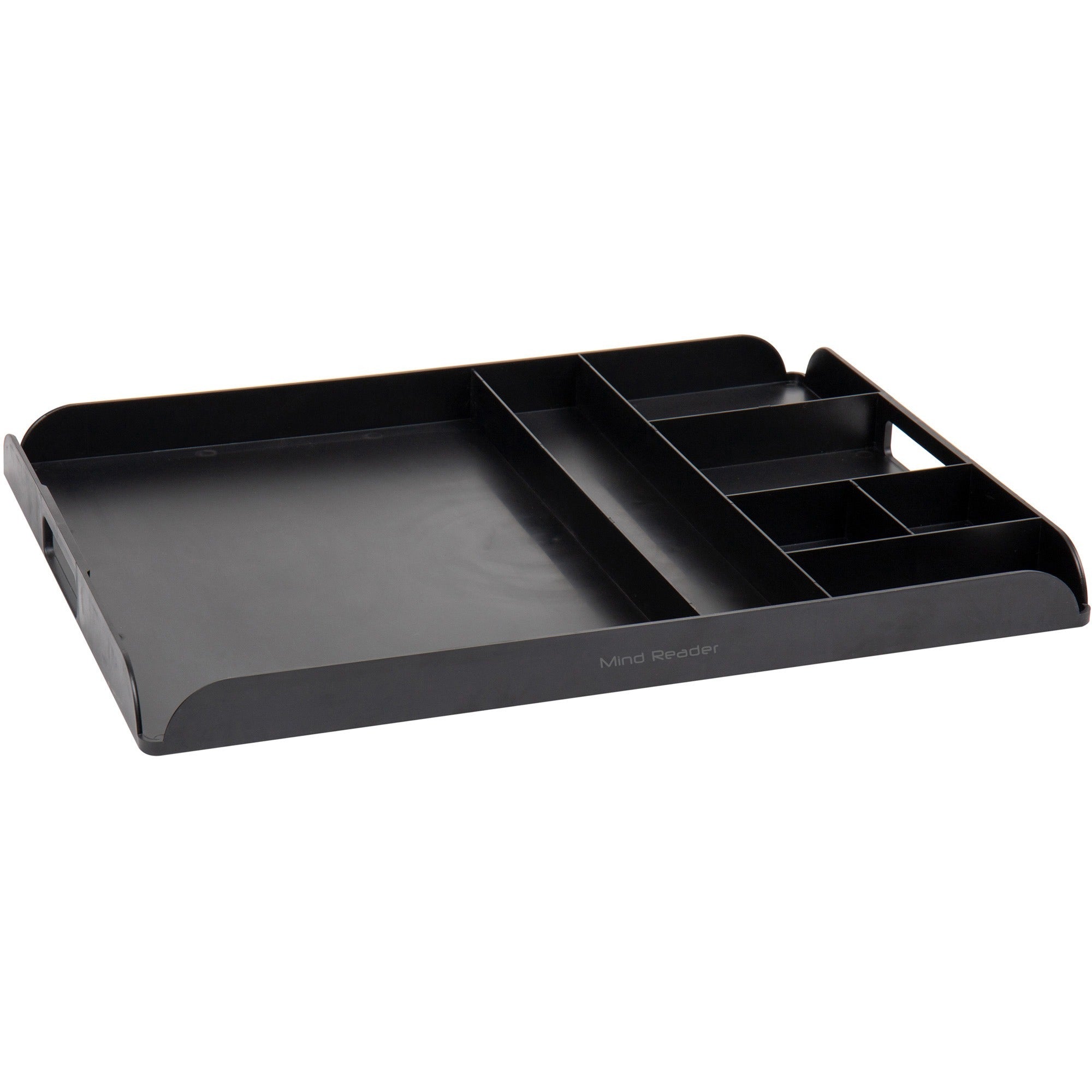Mind Reader Anchor Collection Coffee Serving Station - 7 x Coffee Pod - 7 Compartment(s) - 1.3" Height x 17.5" Width x 13.3" DepthCounter, Desktop - Portable, Lightweight, Compact - Black - 1 Each