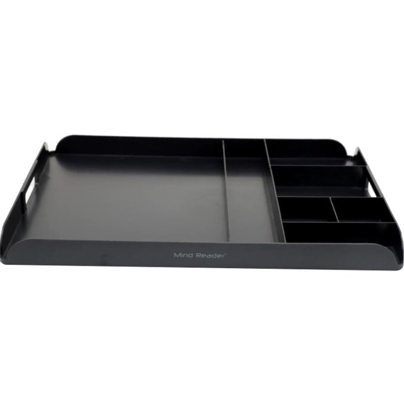 Mind Reader Anchor Collection Coffee Serving Station - 7 x Coffee Pod - 7 Compartment(s) - 1.3" Height x 17.5" Width x 13.3" DepthCounter, Desktop - Portable, Lightweight, Compact - Black - 1 Each