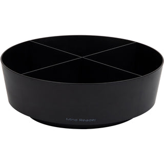 mind-reader-4-compartment-snack-carousel-organizer-4-compartments-rotate-lightweight-black-1-each_emslazsnack - 1