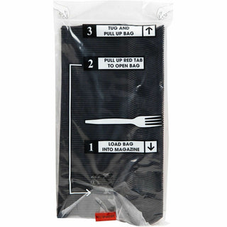 mind-reader-cutlery-dispenser-utensil-refill-100-pack-fork-kitchen-breakroom-black_emspfork100 - 2