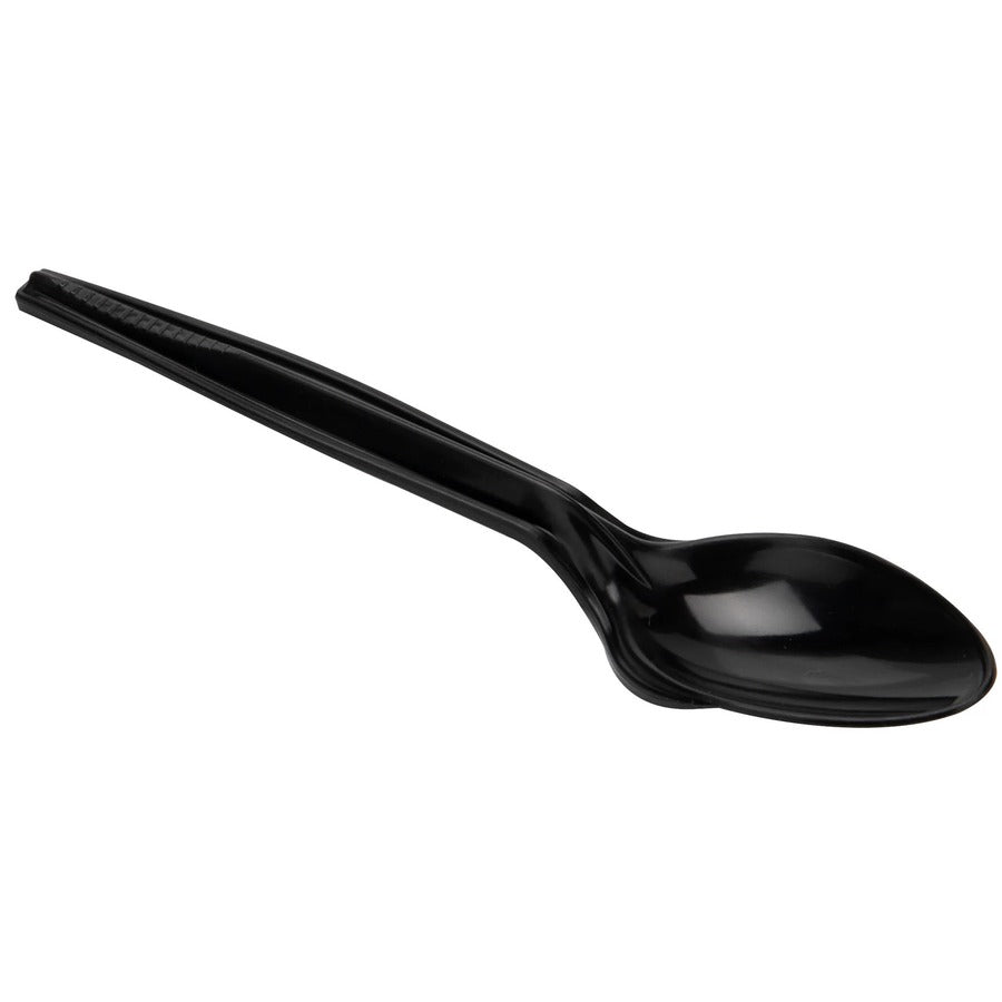 Mind Reader Cutlery Dispenser Utensil Refill - 100/Pack - Spoon - Kitchen, Breakroom - Black