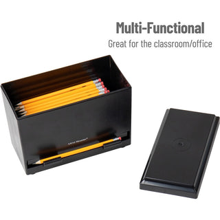 mind-reader-anchor-one-touch-straw-dispenser-250-x-straw-75-height45-depth-x-93-length%counter-adjustable-lightweight-easy-to-clean-compact-sturdy-durable-black-plastic-acrylic-1-each_emsstrawdisp - 5