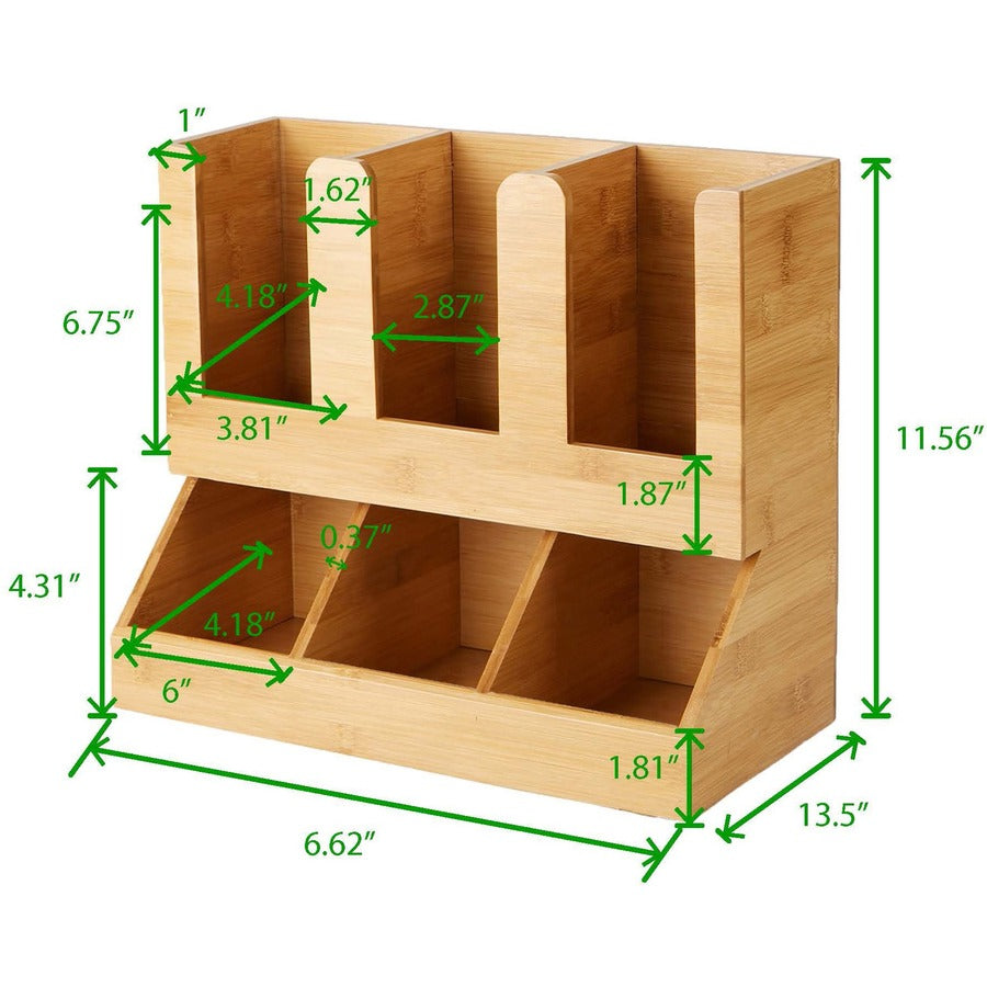mind-reader-6-compartment-cup-lid-bamboo-organizer-6-compartments-2-tiers-135-height-x-117-width66-length%counter-desktop-tabletop-compact-durable-food-safe-moisture-resistant-lightweight-non-slip-easy-to-clean-brown-woo_emsupbmb - 7
