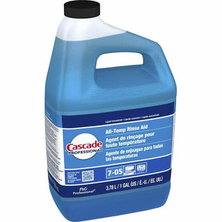 P&G All-Temp Rinse Aid - Concentrate - 128 fl oz (4 quart) - 2 / Carton - Phthalate-free, Triclosan-free, Alkylphenol-free, Anti-limescale - Blue