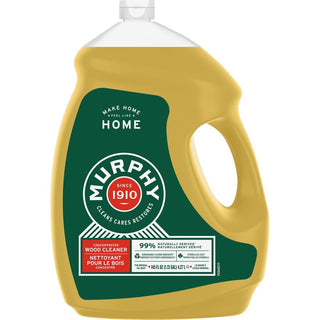 Murphy Oil Soap Cleaner - Concentrate - 145 fl oz (4.5 quart) - Natural Scent - 4 / Carton - Ammonia-free, Bleach-free, Phosphate-free - Brown