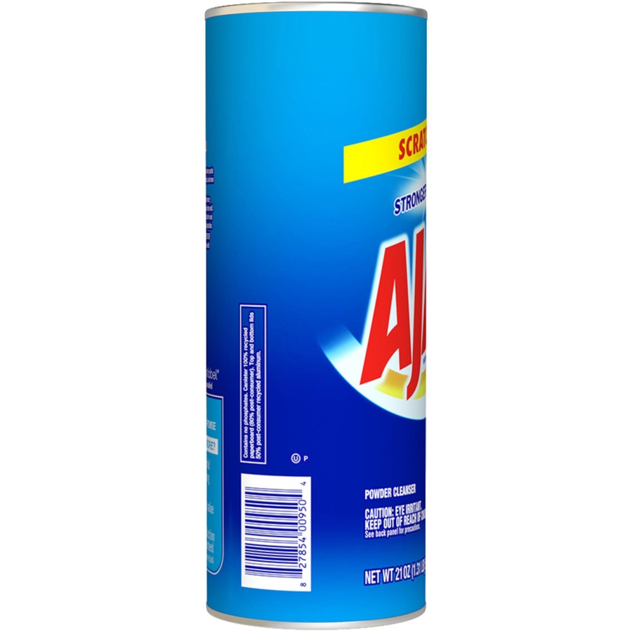 AJAX Powder Cleanser With Bleach - 21 oz (1.31 lb) - 12 / Carton - Non-scratching, Phosphate-free - White