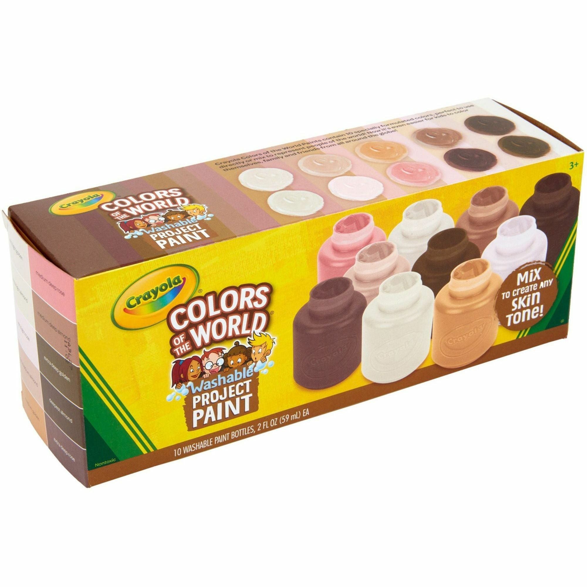 crayola-colors-of-the-world-washable-kids-paint-liquid-2-fl-oz-10-pack-assorted_cyo542315 - 4