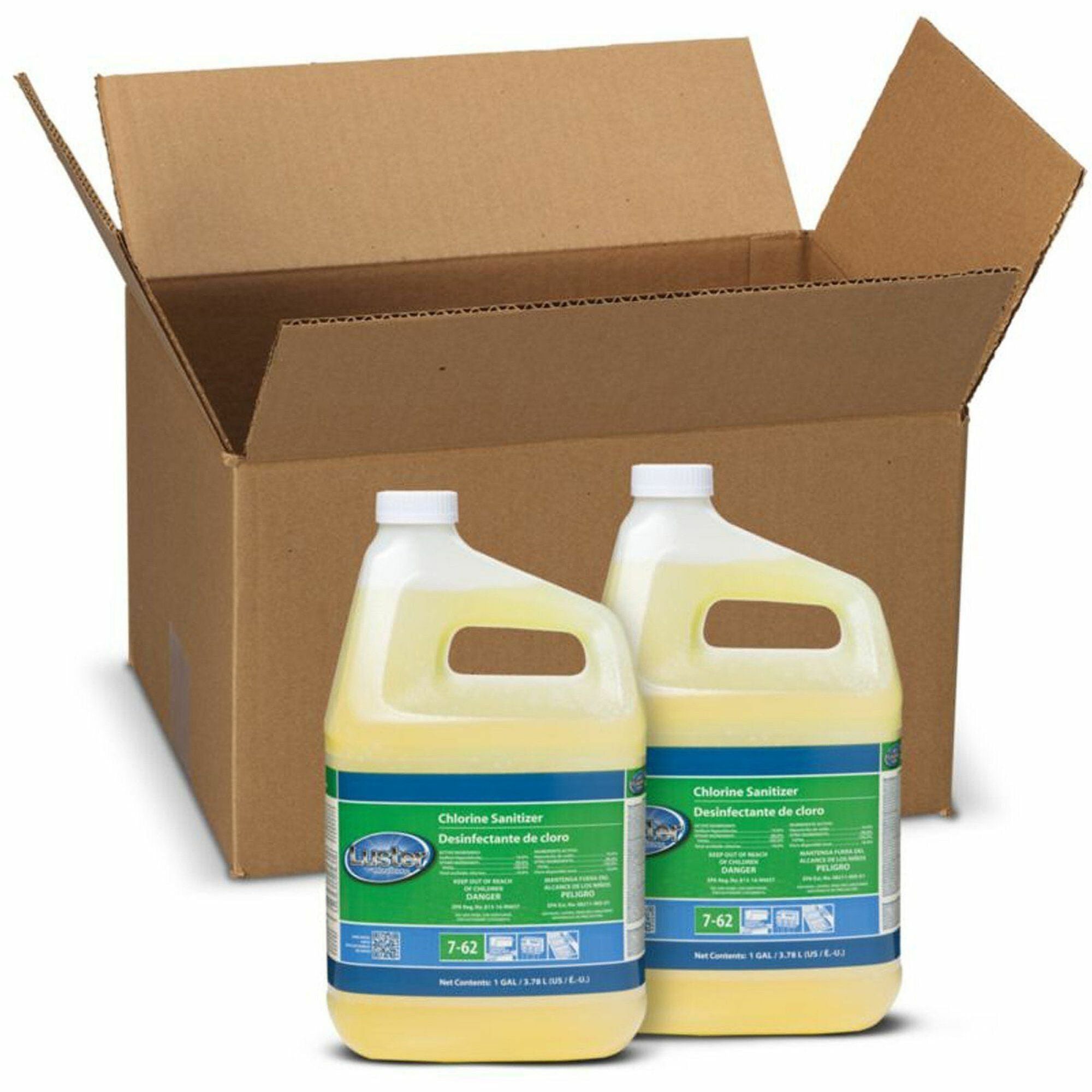 P&G Liquid Chlorine Sanitizer - 128 fl oz (4 quart) - 2 / Carton - Phthalate-free, Triclosan-free, Alkylphenol-free - Blue