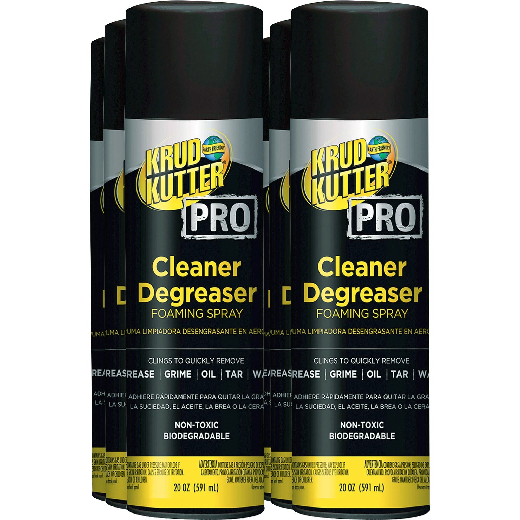 Krud Kutter PRO Cleaner Degreaser - Concentrate - 20 fl oz (0.6 quart) - 6 / Carton - Heavy Duty, Chemical-free, Residue-free - Clear
